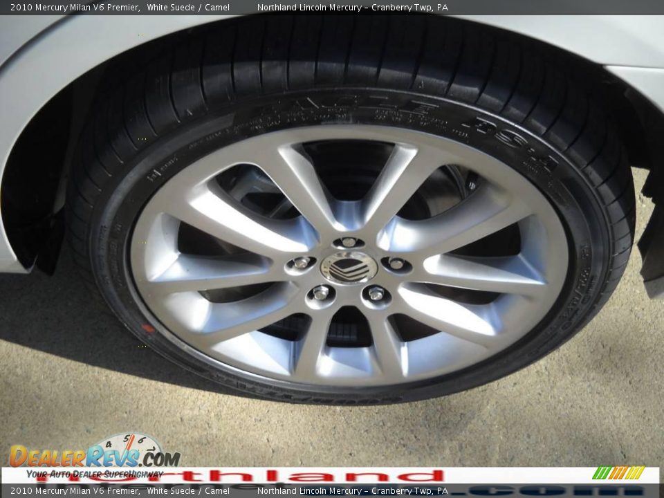 2010 Mercury Milan V6 Premier White Suede / Camel Photo #12