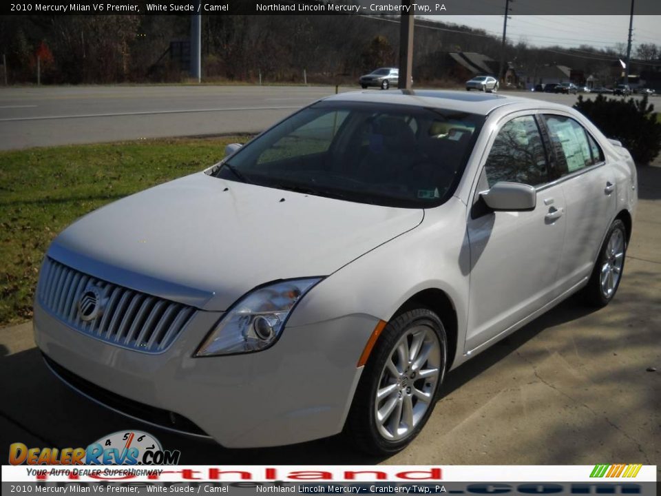 2010 Mercury Milan V6 Premier White Suede / Camel Photo #13