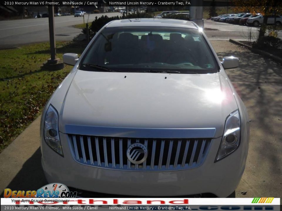2010 Mercury Milan V6 Premier White Suede / Camel Photo #14