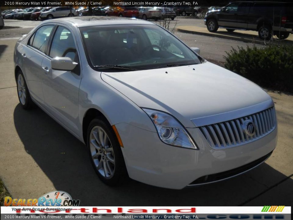 2010 Mercury Milan V6 Premier White Suede / Camel Photo #15