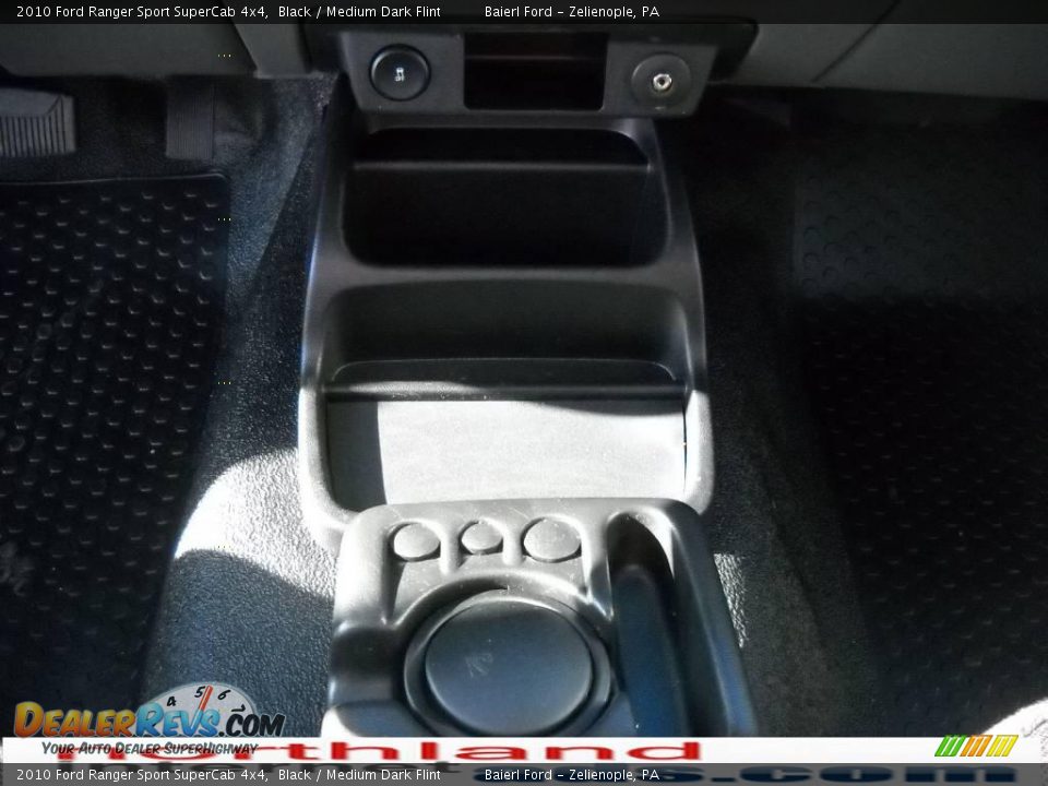2010 Ford Ranger Sport SuperCab 4x4 Black / Medium Dark Flint Photo #18