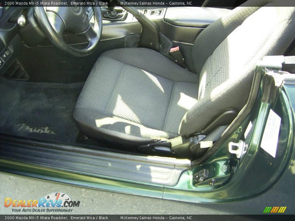 2000 Mazda MX-5 Miata Roadster Emerald Mica / Black Photo #7