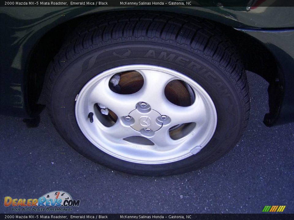 2000 Mazda MX-5 Miata Roadster Emerald Mica / Black Photo #9