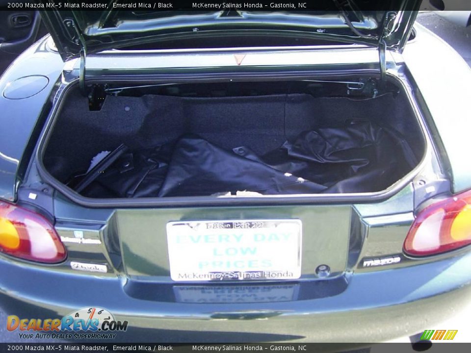 2000 Mazda MX-5 Miata Roadster Emerald Mica / Black Photo #10