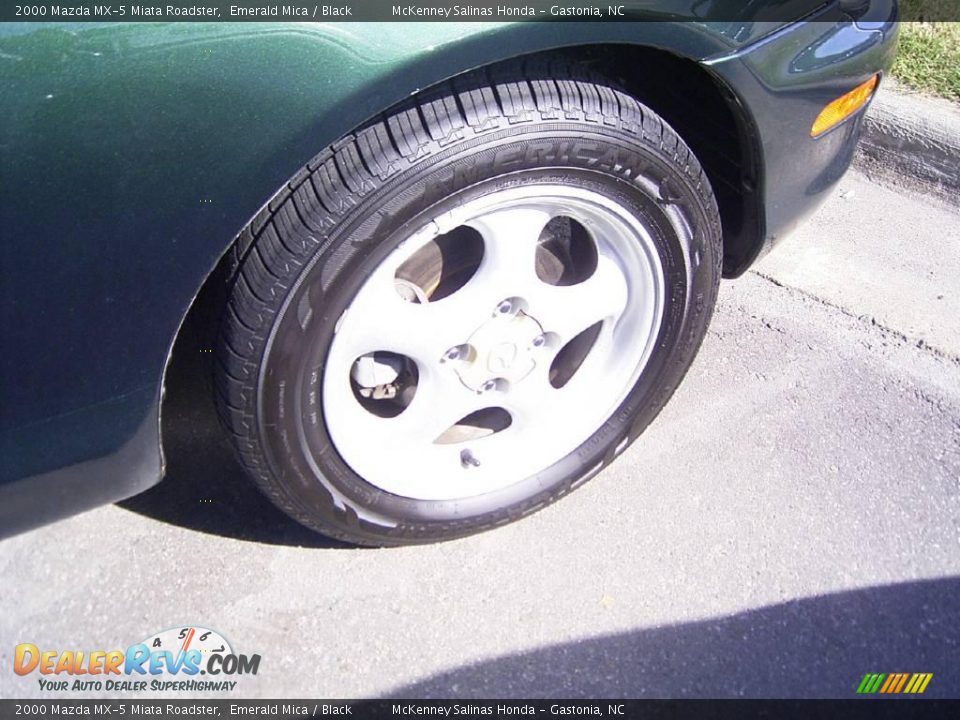 2000 Mazda MX-5 Miata Roadster Emerald Mica / Black Photo #14