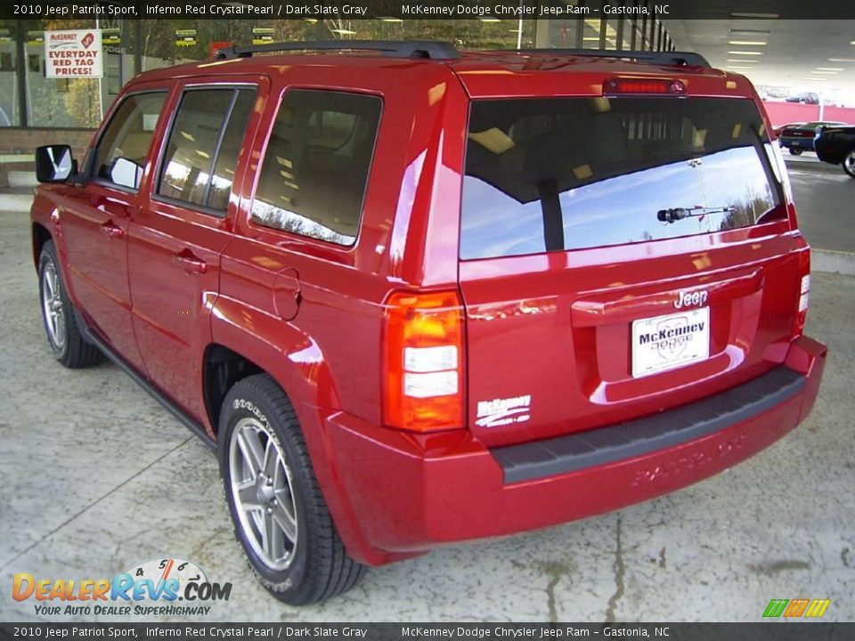 2010 Jeep Patriot Sport Inferno Red Crystal Pearl / Dark Slate Gray Photo #2