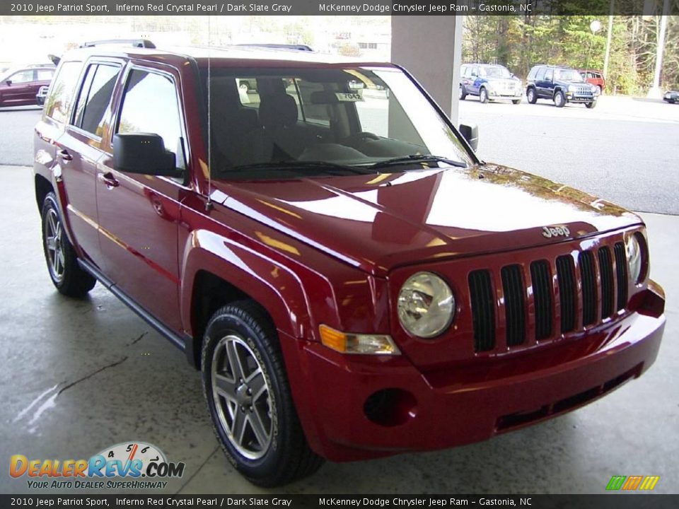 2010 Jeep Patriot Sport Inferno Red Crystal Pearl / Dark Slate Gray Photo #5