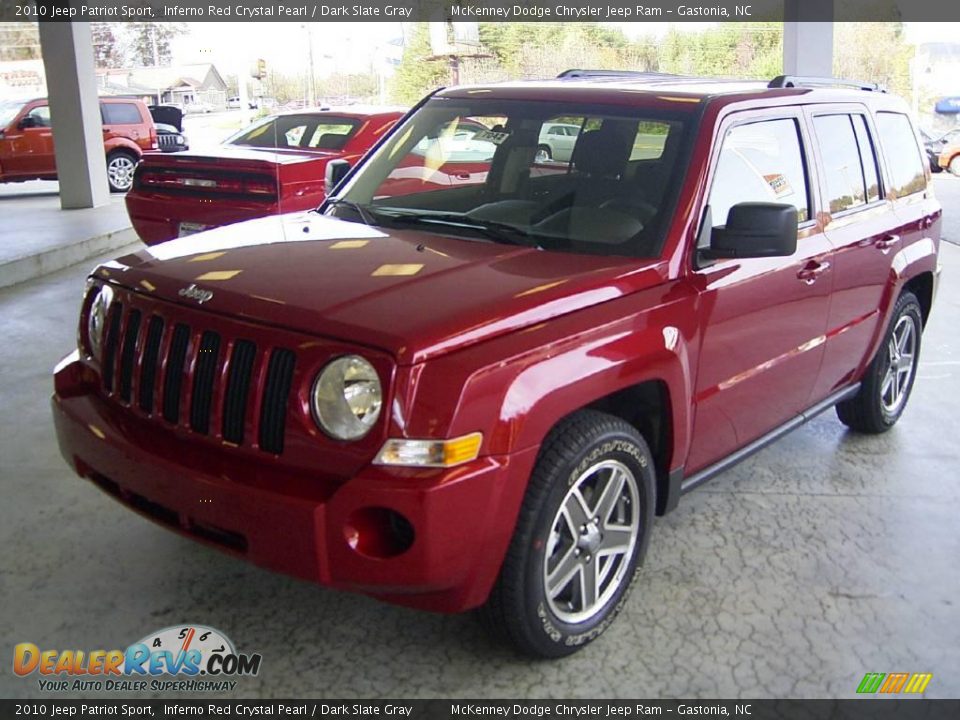 2010 Jeep Patriot Sport Inferno Red Crystal Pearl / Dark Slate Gray Photo #6