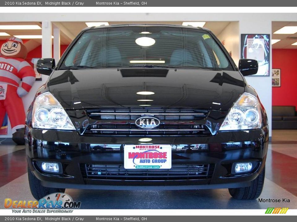 2010 Kia Sedona EX Midnight Black / Gray Photo #11