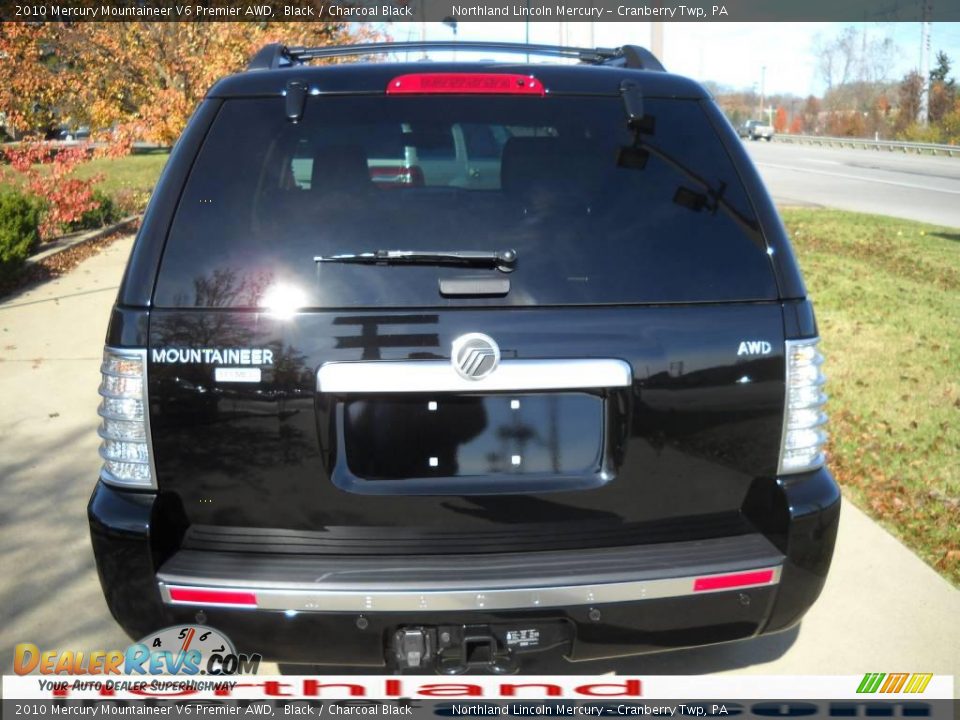 2010 Mercury Mountaineer V6 Premier AWD Black / Charcoal Black Photo #3
