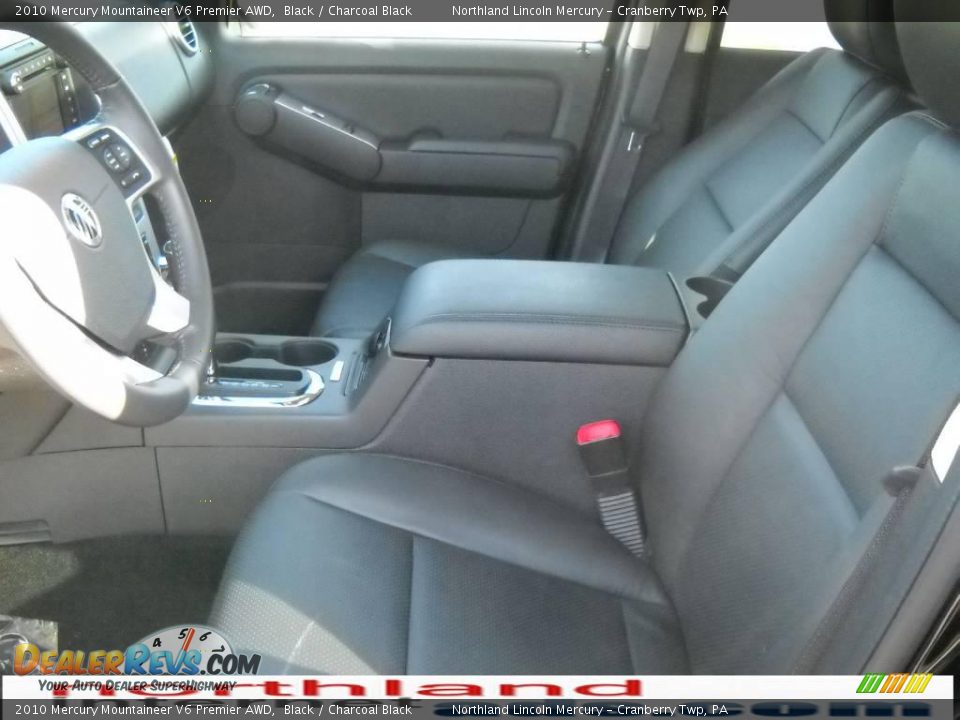 2010 Mercury Mountaineer V6 Premier AWD Black / Charcoal Black Photo #8