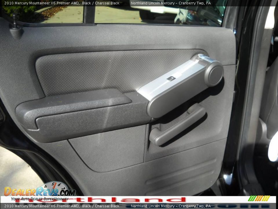2010 Mercury Mountaineer V6 Premier AWD Black / Charcoal Black Photo #10