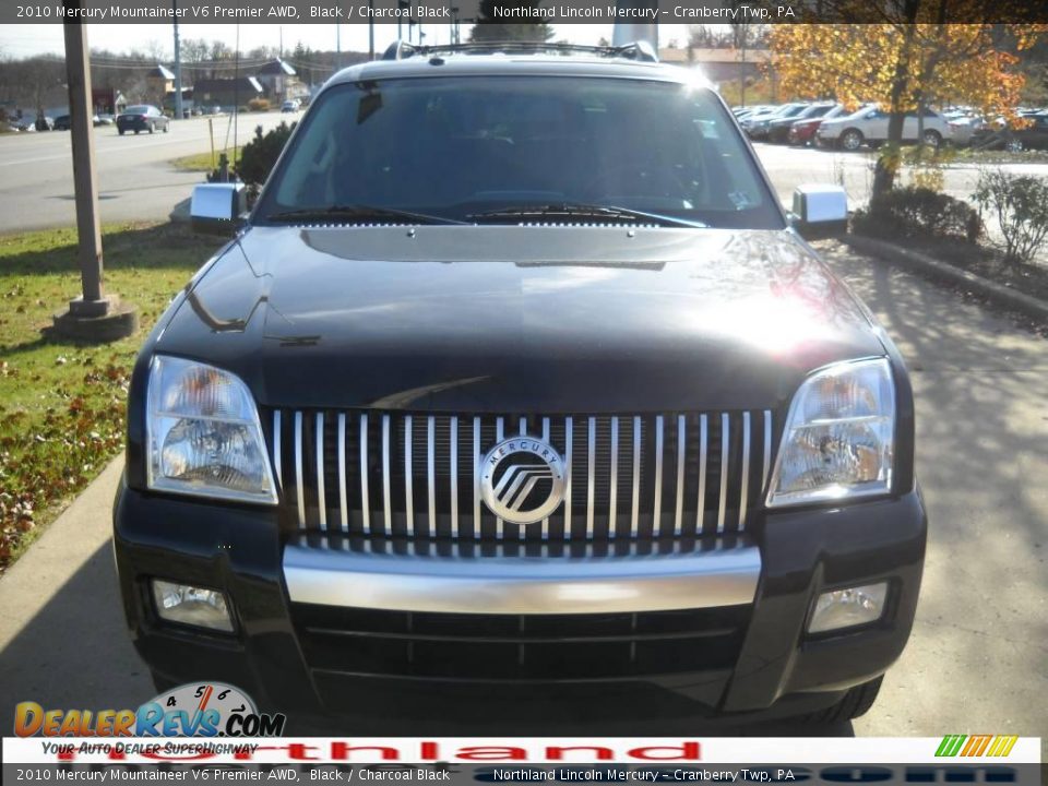 2010 Mercury Mountaineer V6 Premier AWD Black / Charcoal Black Photo #14