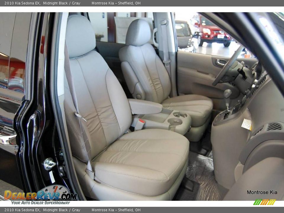 2010 Kia Sedona EX Midnight Black / Gray Photo #22