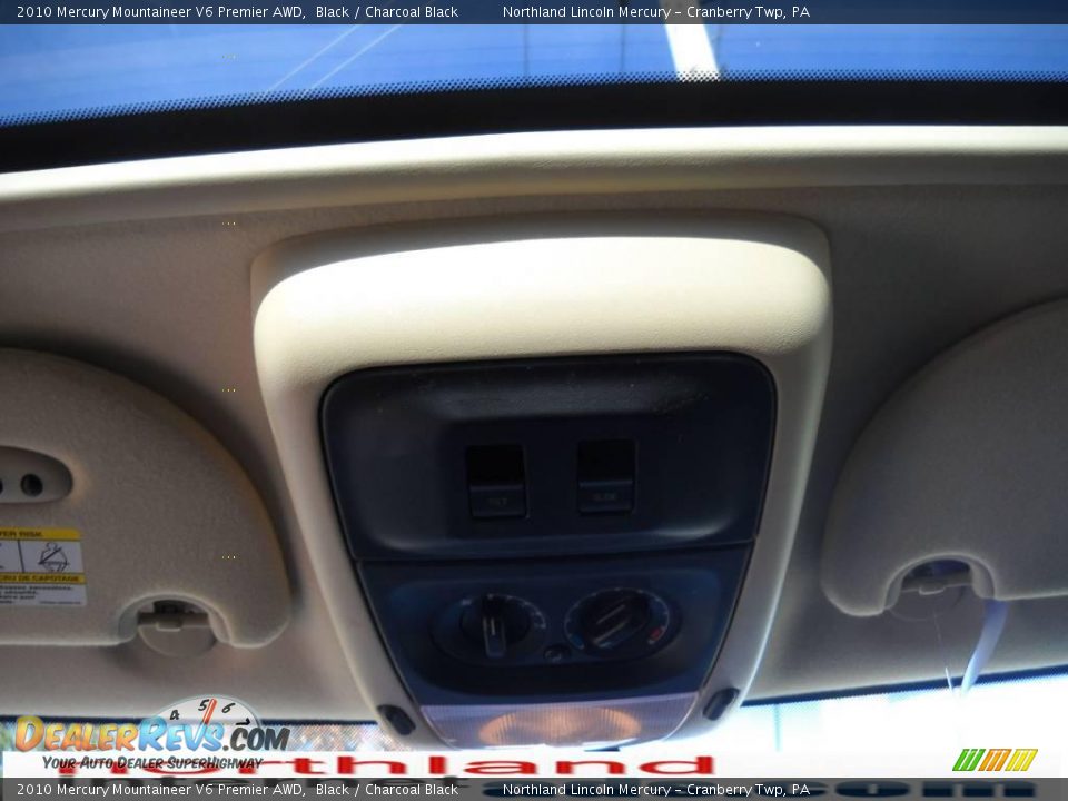 2010 Mercury Mountaineer V6 Premier AWD Black / Charcoal Black Photo #16