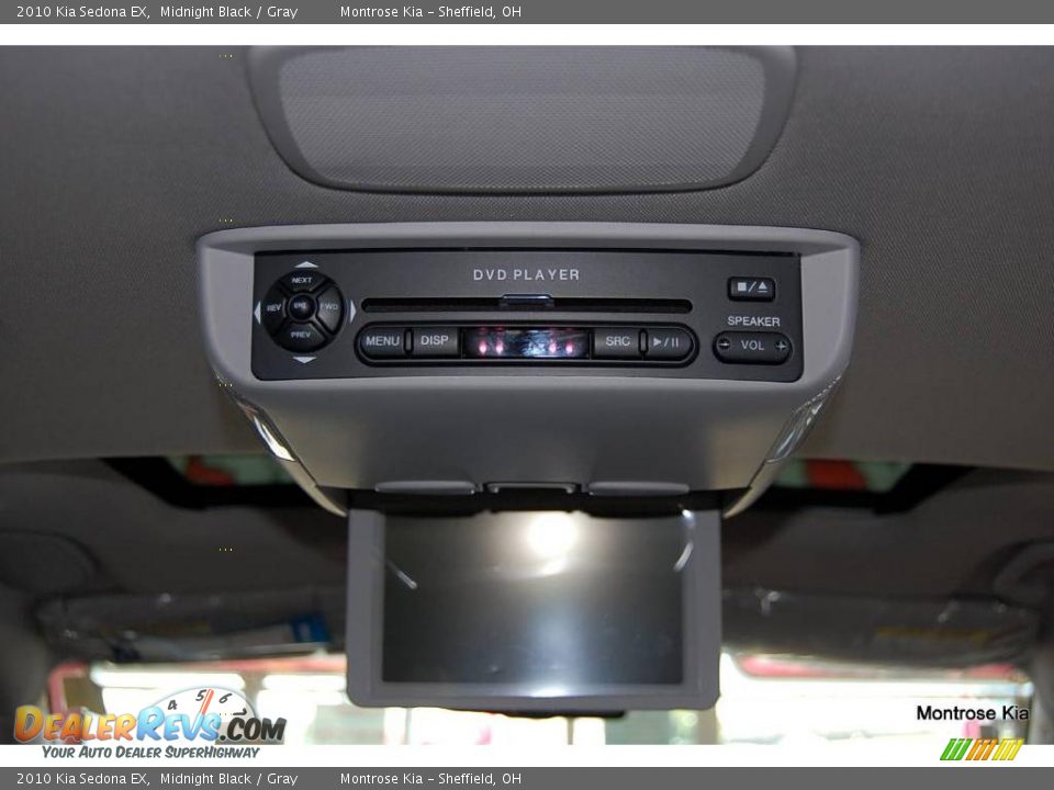 2010 Kia Sedona EX Midnight Black / Gray Photo #34