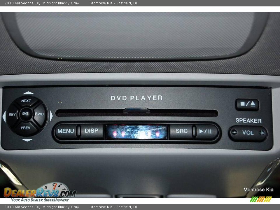 2010 Kia Sedona EX Midnight Black / Gray Photo #35