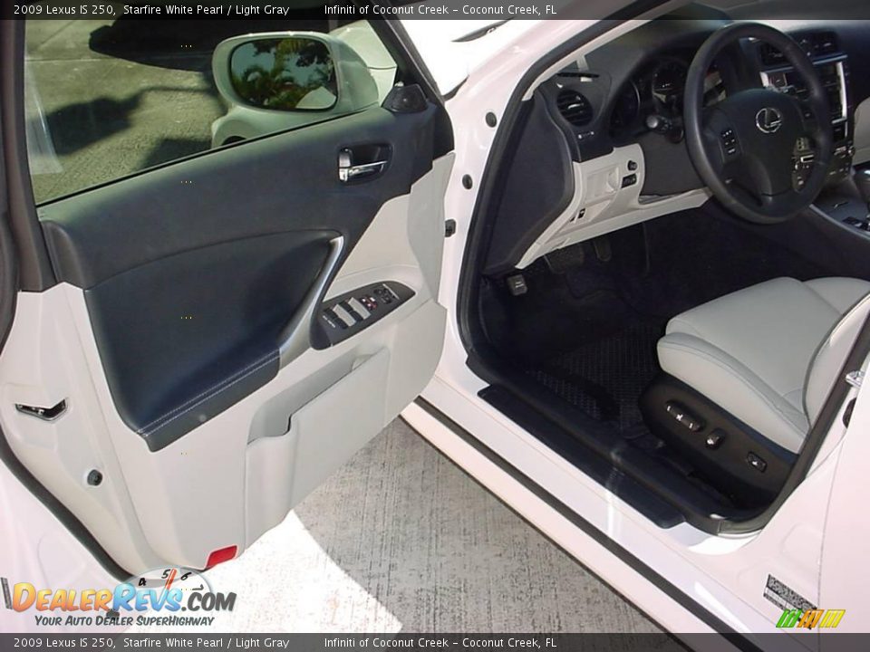2009 Lexus IS 250 Starfire White Pearl / Light Gray Photo #15