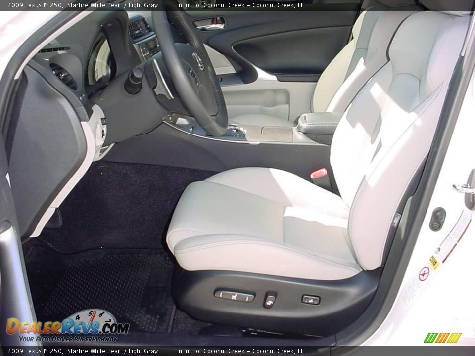 2009 Lexus IS 250 Starfire White Pearl / Light Gray Photo #16