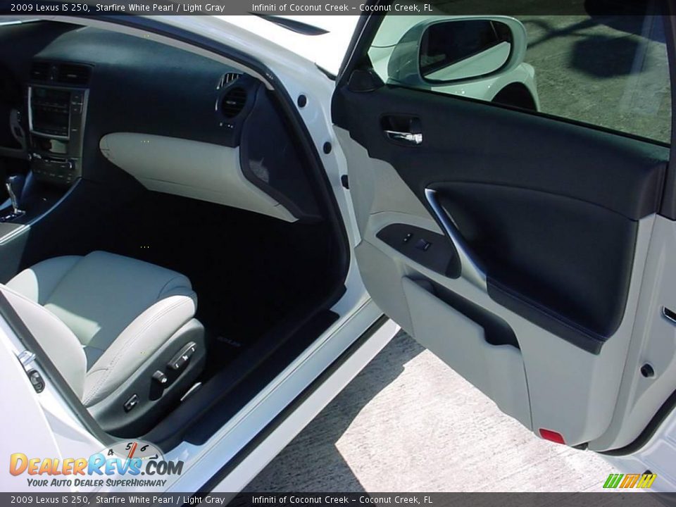 2009 Lexus IS 250 Starfire White Pearl / Light Gray Photo #17