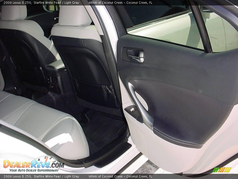 2009 Lexus IS 250 Starfire White Pearl / Light Gray Photo #19