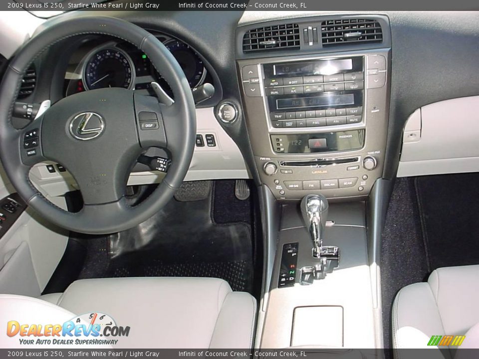 2009 Lexus IS 250 Starfire White Pearl / Light Gray Photo #24