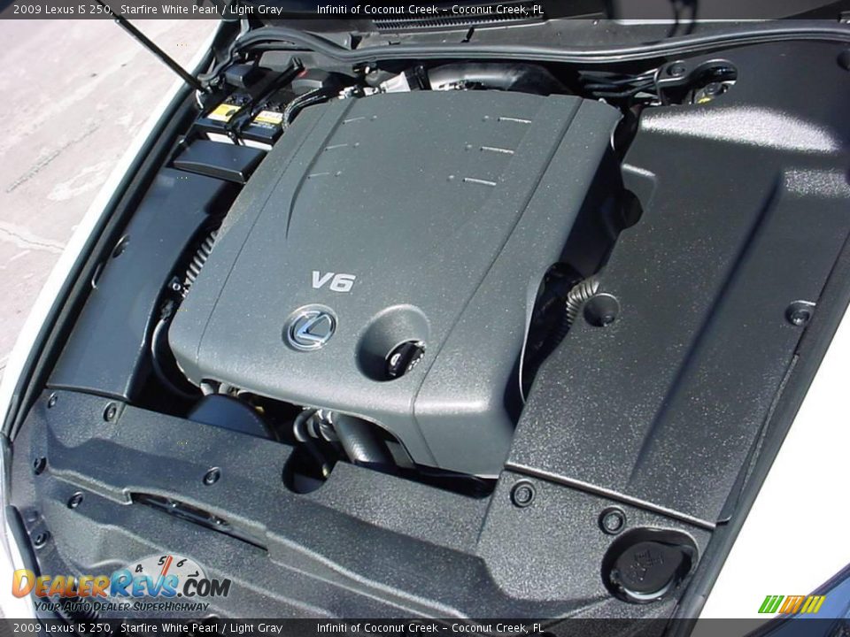 2009 Lexus IS 250 Starfire White Pearl / Light Gray Photo #26