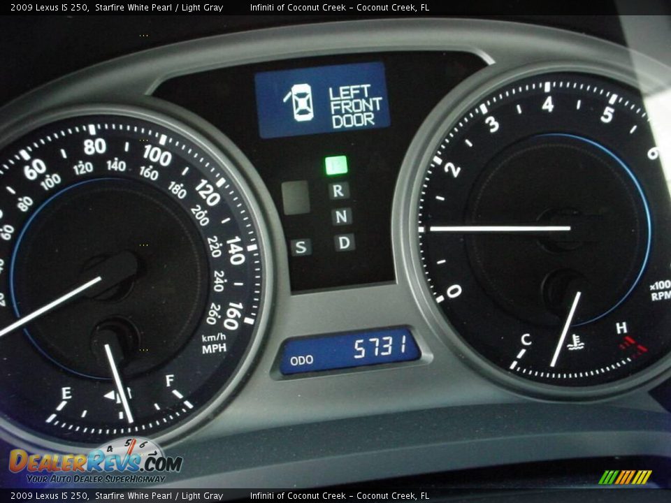 2009 Lexus IS 250 Starfire White Pearl / Light Gray Photo #28