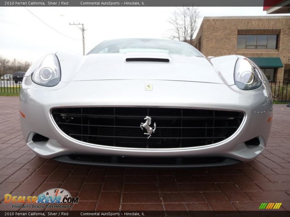 2010 Ferrari California Silver / Red Photo #15