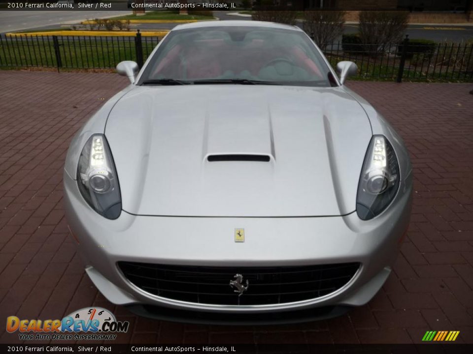 2010 Ferrari California Silver / Red Photo #16