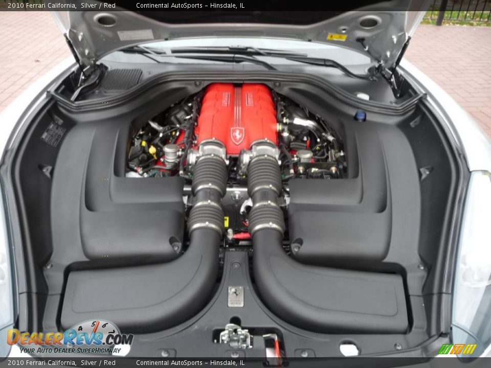 2010 Ferrari California Silver / Red Photo #17
