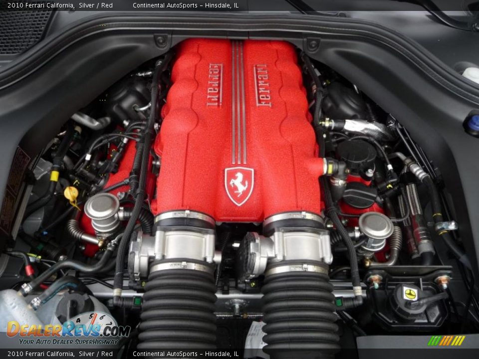 2010 Ferrari California Silver / Red Photo #18
