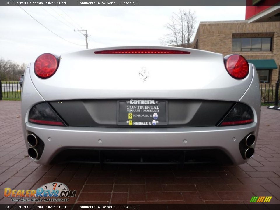 2010 Ferrari California Silver / Red Photo #19