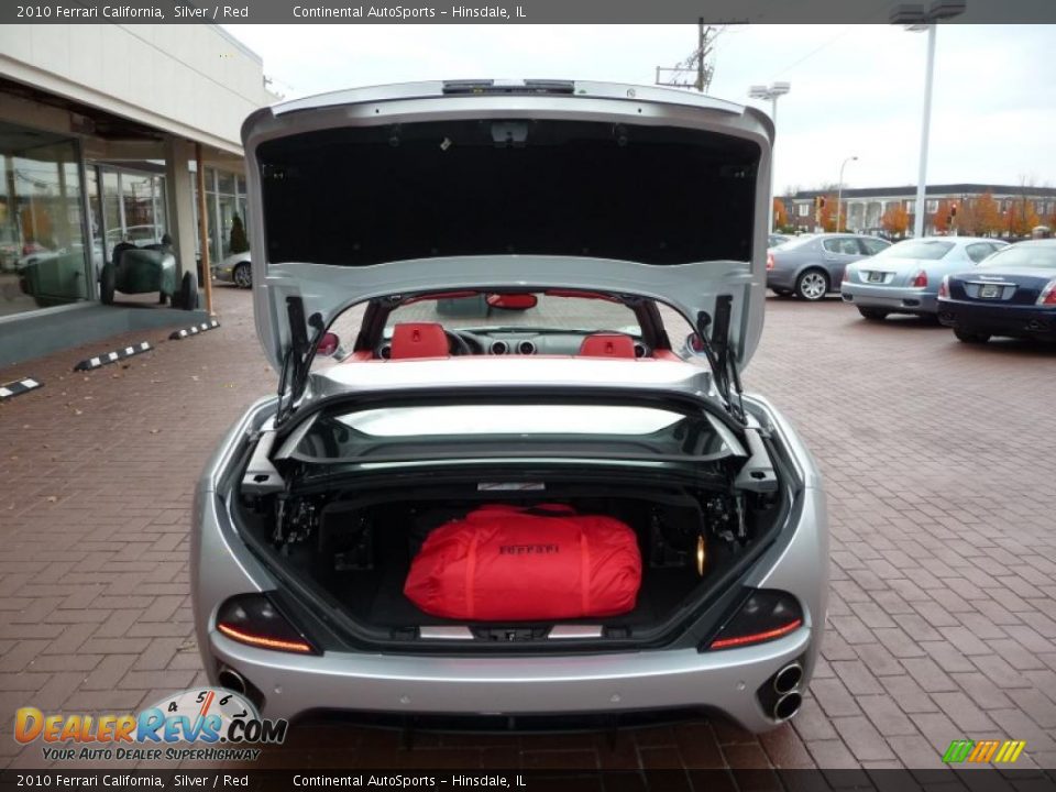 2010 Ferrari California Silver / Red Photo #21