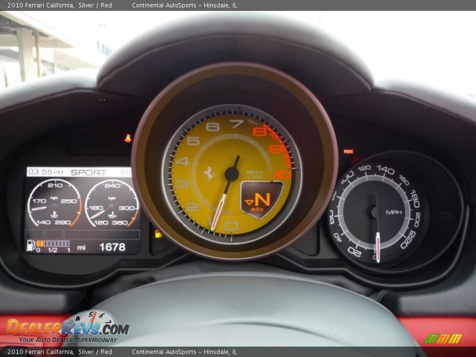2010 Ferrari California Silver / Red Photo #27