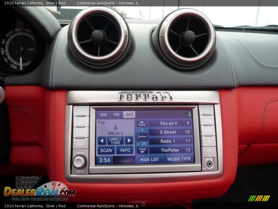 2010 Ferrari California Silver / Red Photo #29