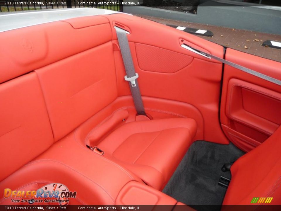 2010 Ferrari California Silver / Red Photo #33