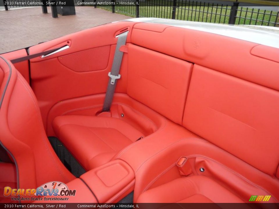2010 Ferrari California Silver / Red Photo #34
