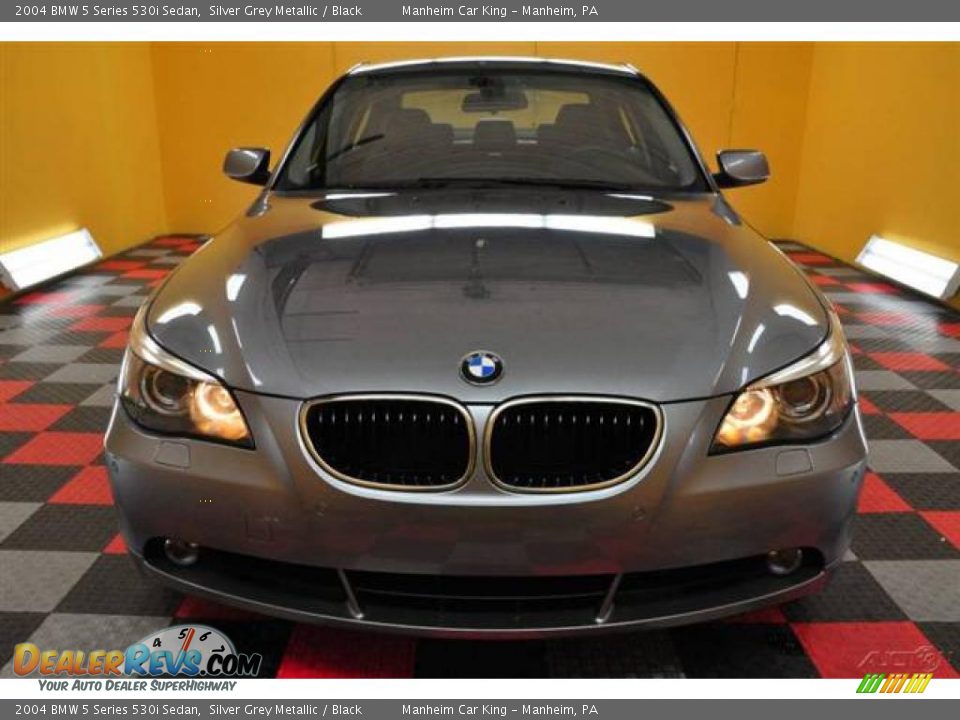 2004 BMW 5 Series 530i Sedan Silver Grey Metallic / Black Photo #2