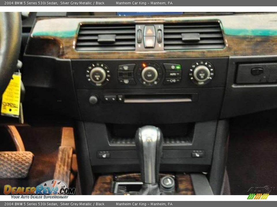 2004 BMW 5 Series 530i Sedan Silver Grey Metallic / Black Photo #9