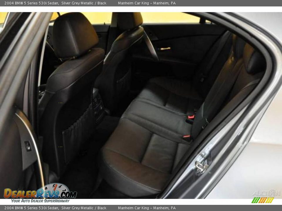 2004 BMW 5 Series 530i Sedan Silver Grey Metallic / Black Photo #15