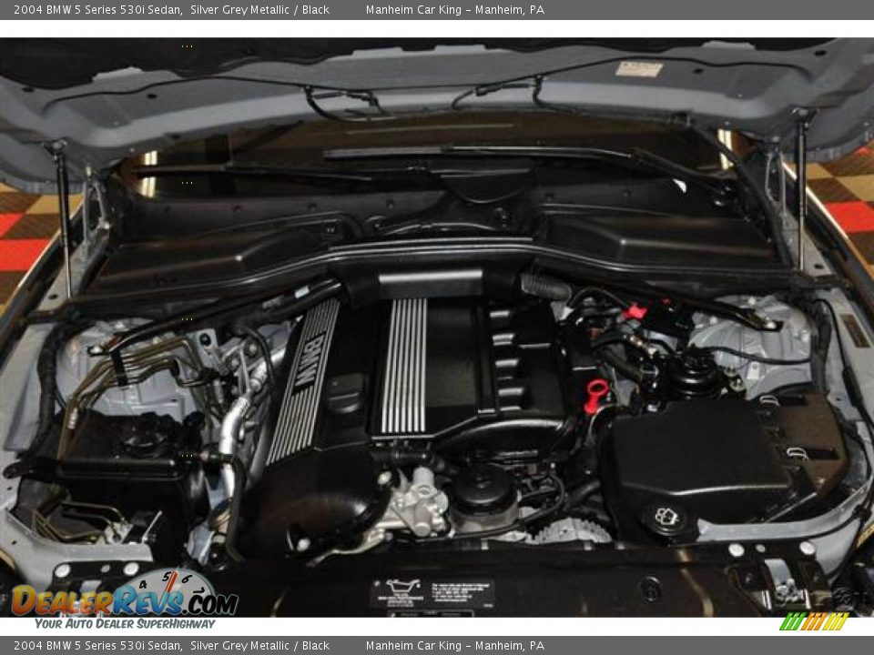 2004 BMW 5 Series 530i Sedan Silver Grey Metallic / Black Photo #20