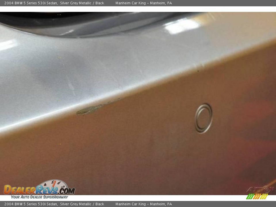 2004 BMW 5 Series 530i Sedan Silver Grey Metallic / Black Photo #23