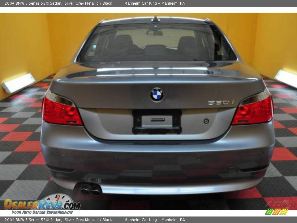 2004 BMW 5 Series 530i Sedan Silver Grey Metallic / Black Photo #27