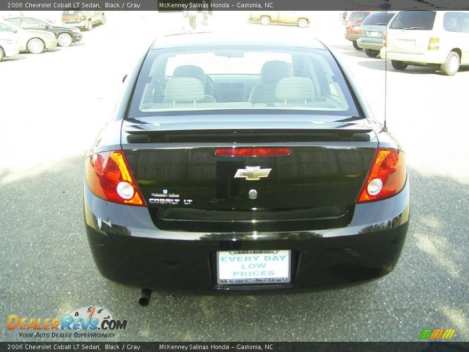 2006 Chevrolet Cobalt LT Sedan Black / Gray Photo #3