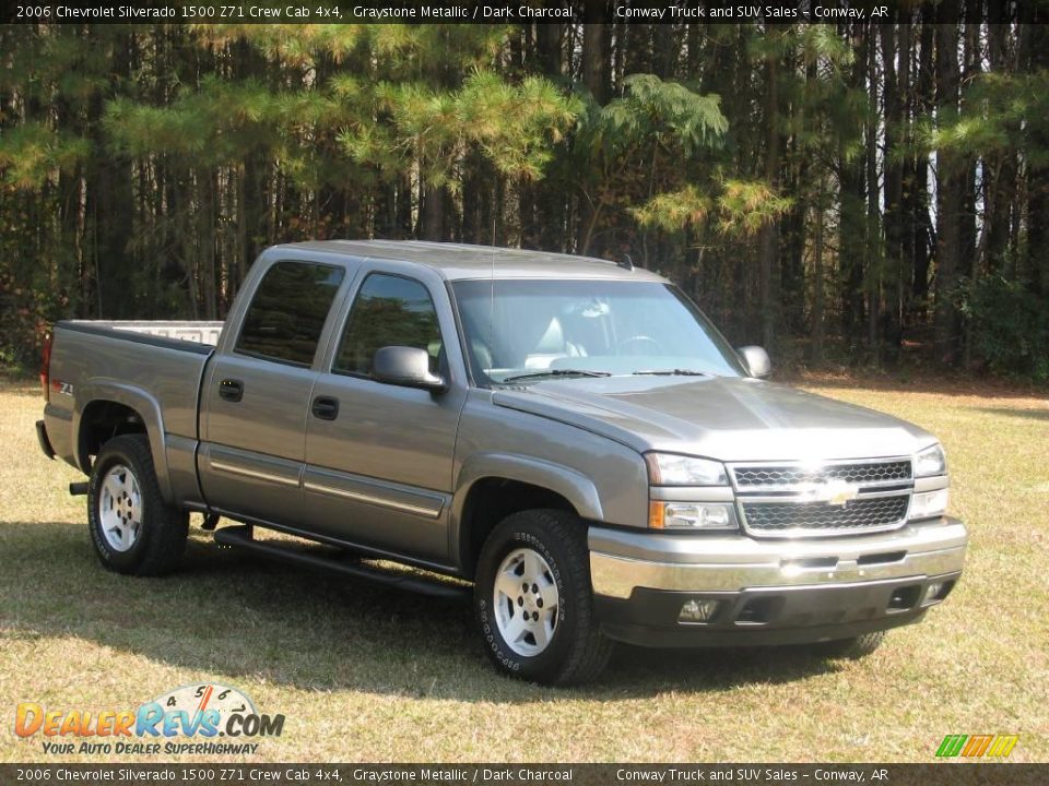 2006 Chevrolet Silverado 1500 Z71 Crew Cab 4x4 Graystone Metallic / Dark Charcoal Photo #4