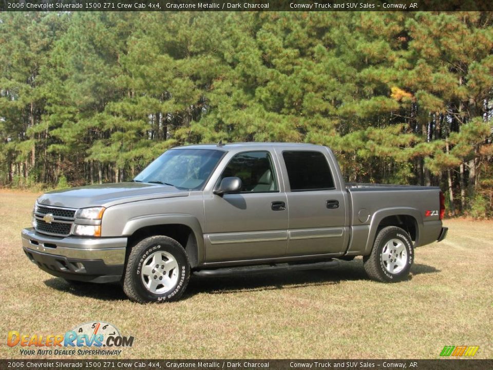 2006 Chevrolet Silverado 1500 Z71 Crew Cab 4x4 Graystone Metallic / Dark Charcoal Photo #5