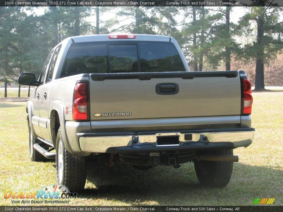 2006 Chevrolet Silverado 1500 Z71 Crew Cab 4x4 Graystone Metallic / Dark Charcoal Photo #7
