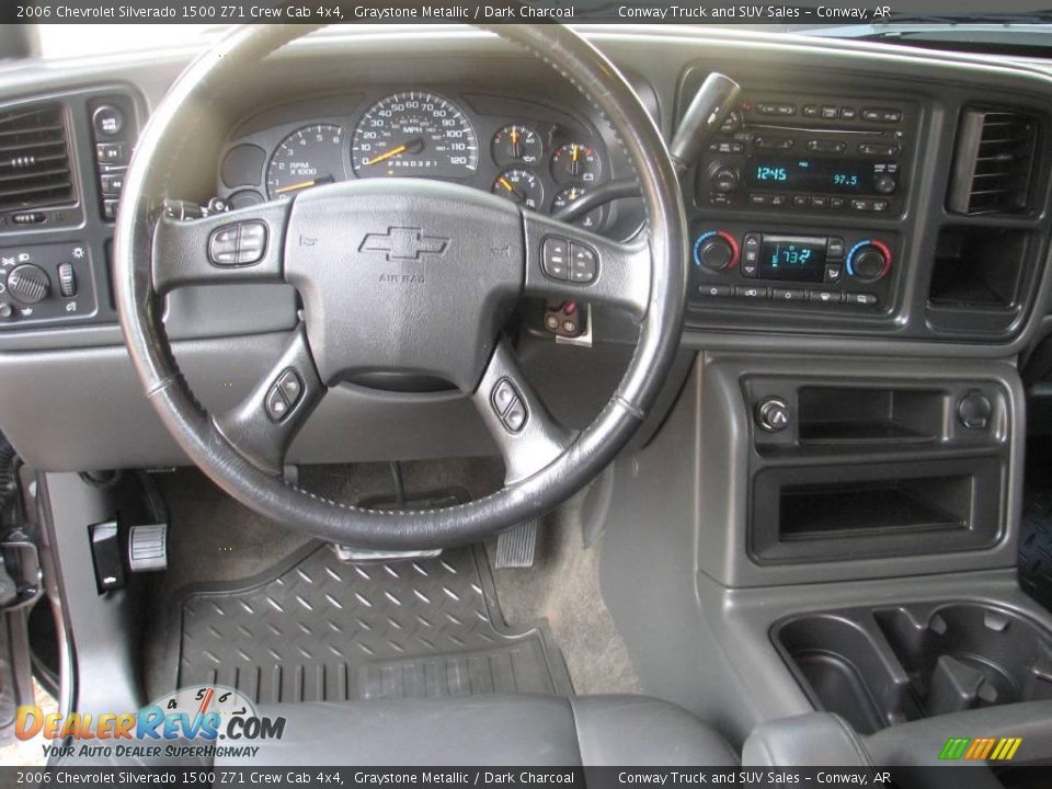 2006 Chevrolet Silverado 1500 Z71 Crew Cab 4x4 Graystone Metallic / Dark Charcoal Photo #9