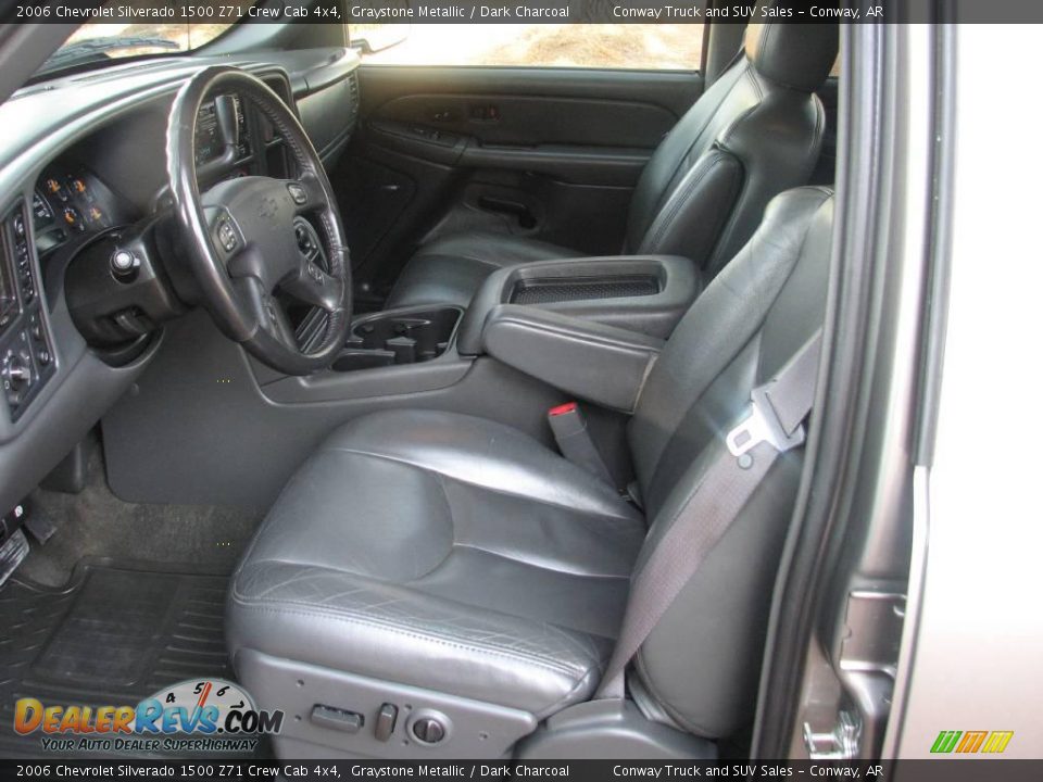 2006 Chevrolet Silverado 1500 Z71 Crew Cab 4x4 Graystone Metallic / Dark Charcoal Photo #10
